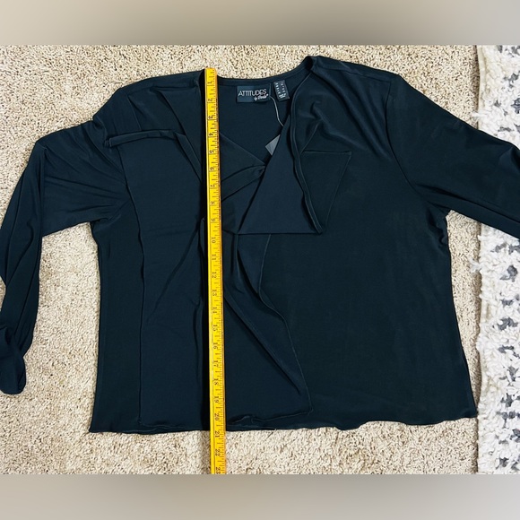 Attitude by Renee Black Open Cardigan – L | New With Tags - Picture 8 of 14